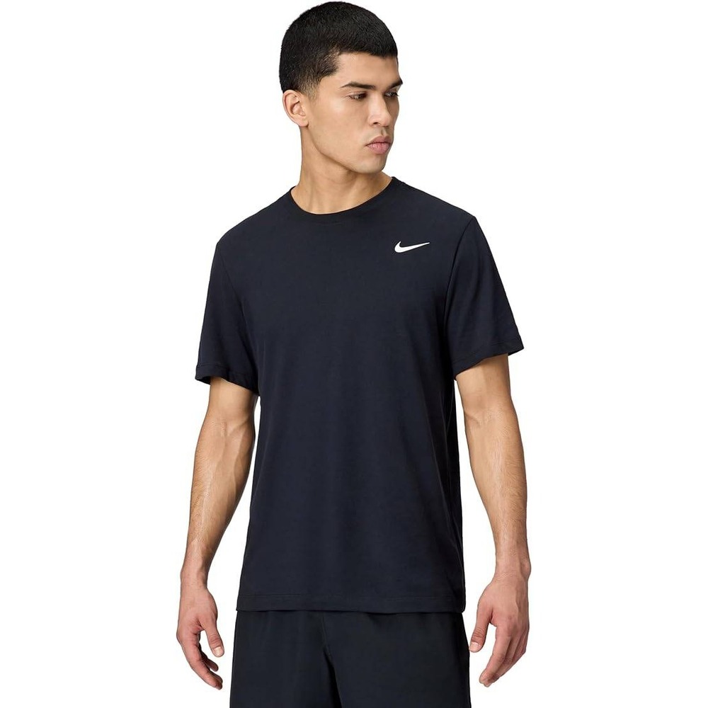 Nike Mens Dri-FIT Training T-Shirt Black Short Sleeve Swoosh AR6029-010 Large